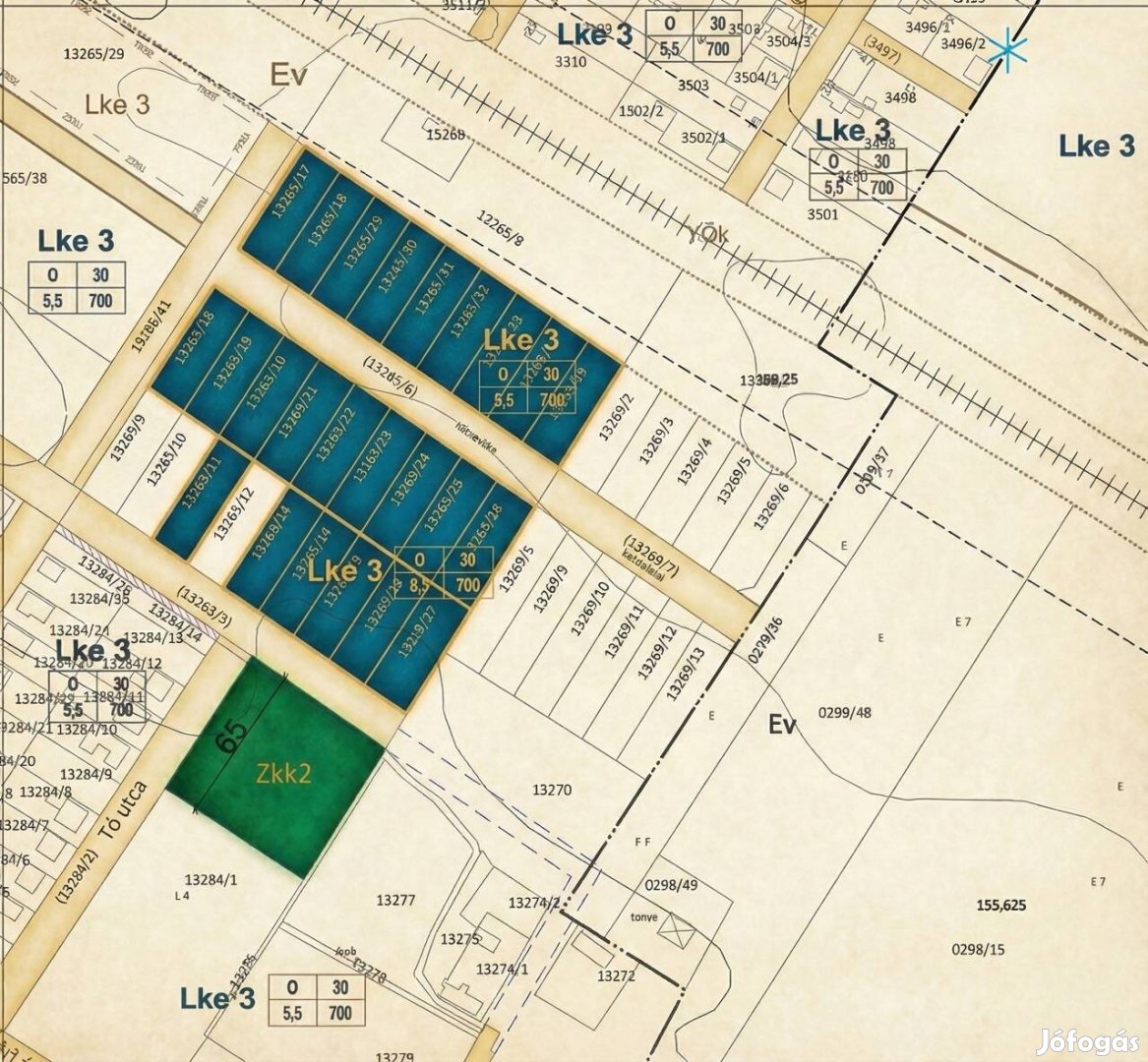 2 Hektáros Lakóparki Fejlesztési Terület Monoron 24 db