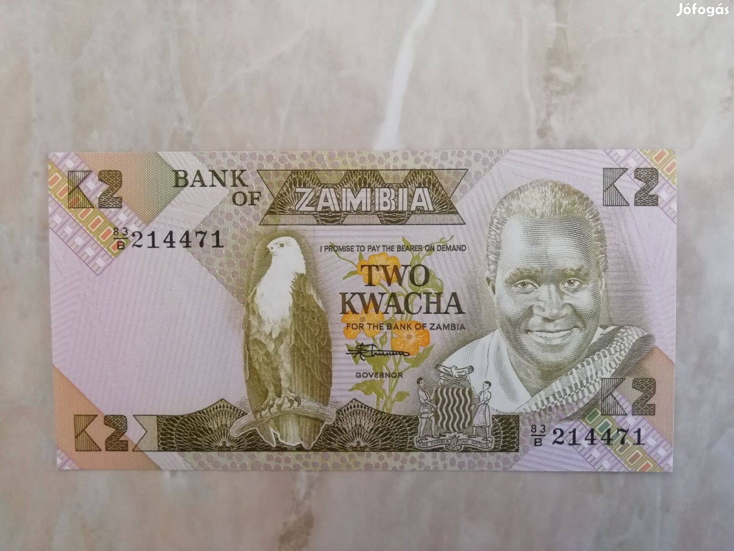 2 Kwacha régi Zambiai