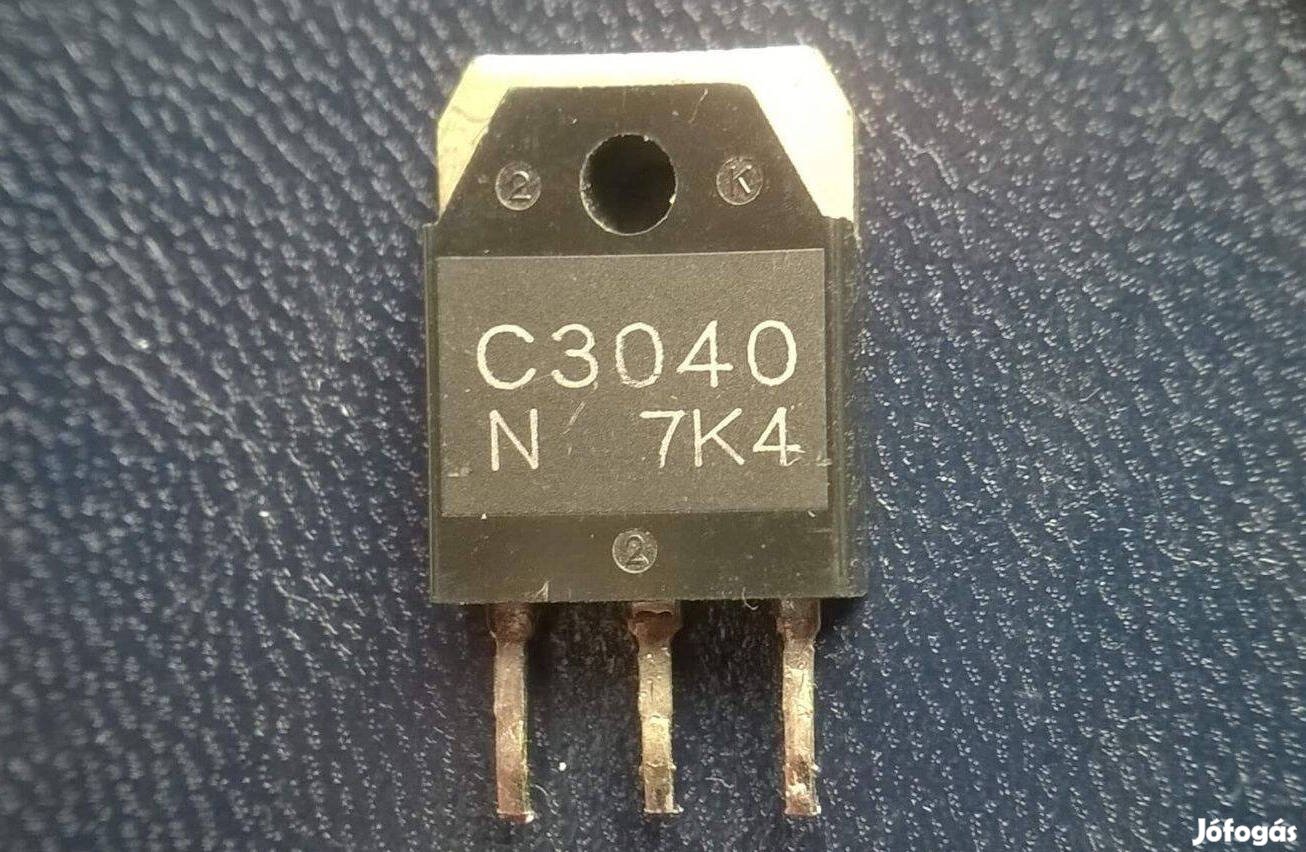 2 SC 3040 tranzisztor , N , 400 V , 9 A , bontott , eredeti