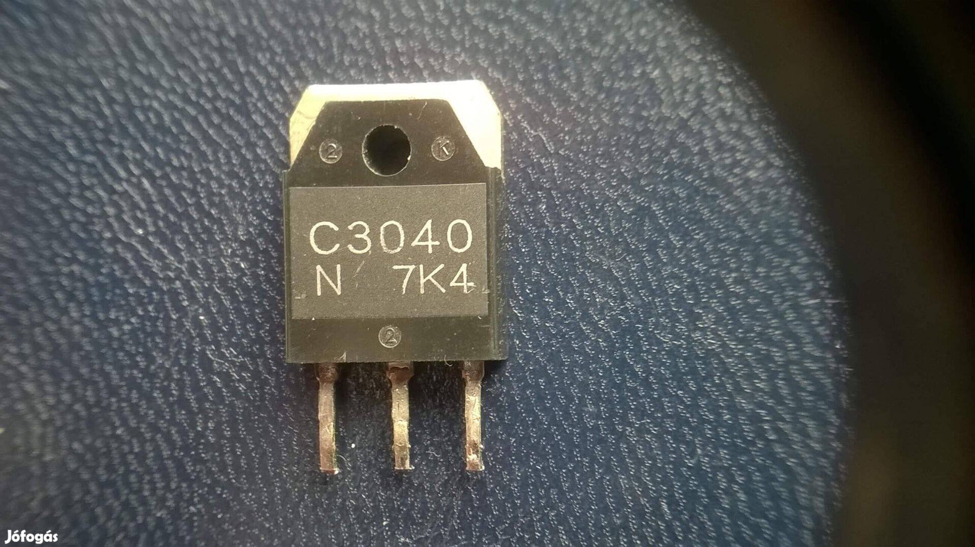 2 SC 3040 tranzisztor , N , 400 V , 9 A , bontott , eredeti