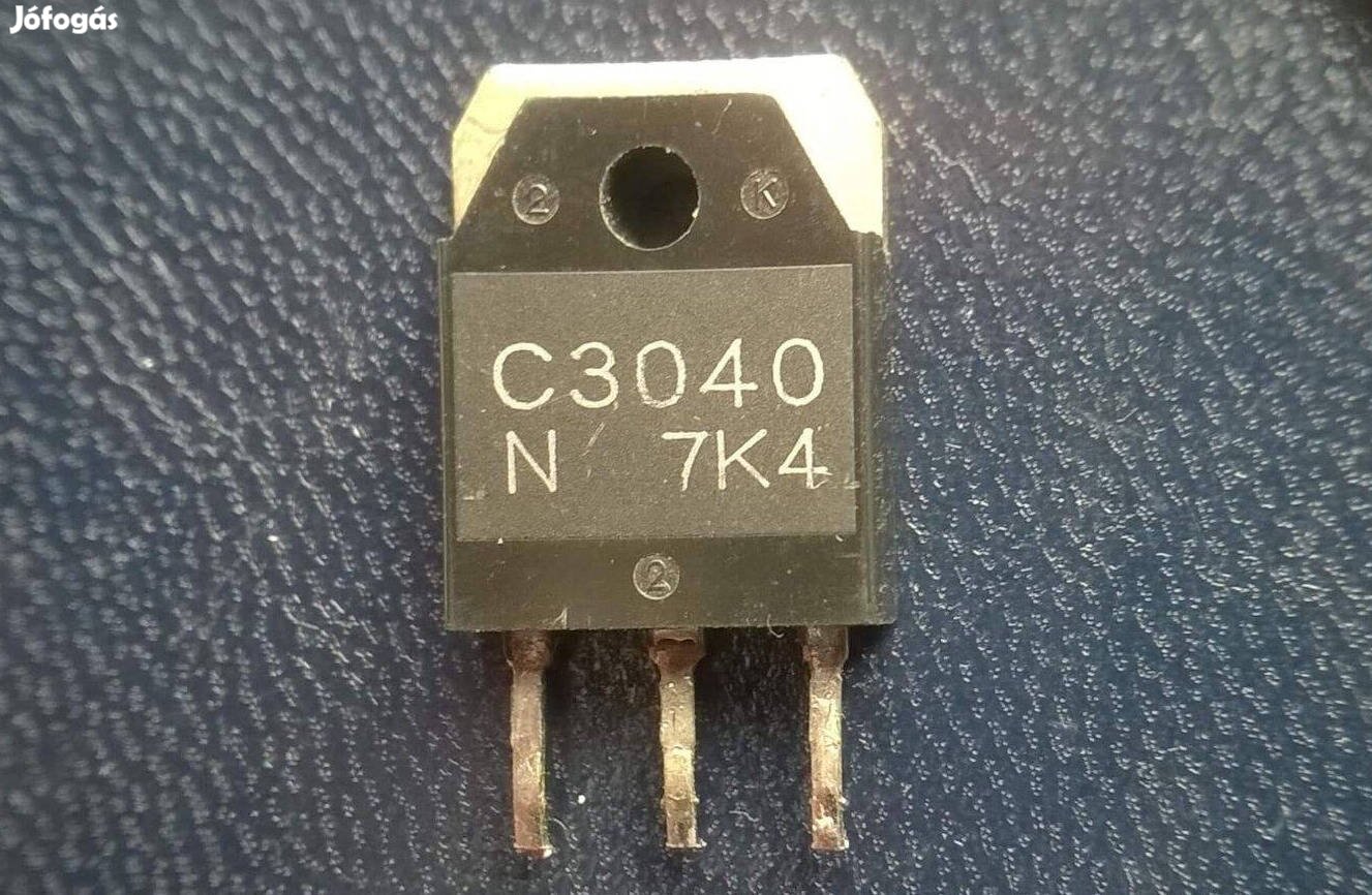 2 SC 3040 tranzisztor , N , 400 V , 9 A , bontott , eredeti