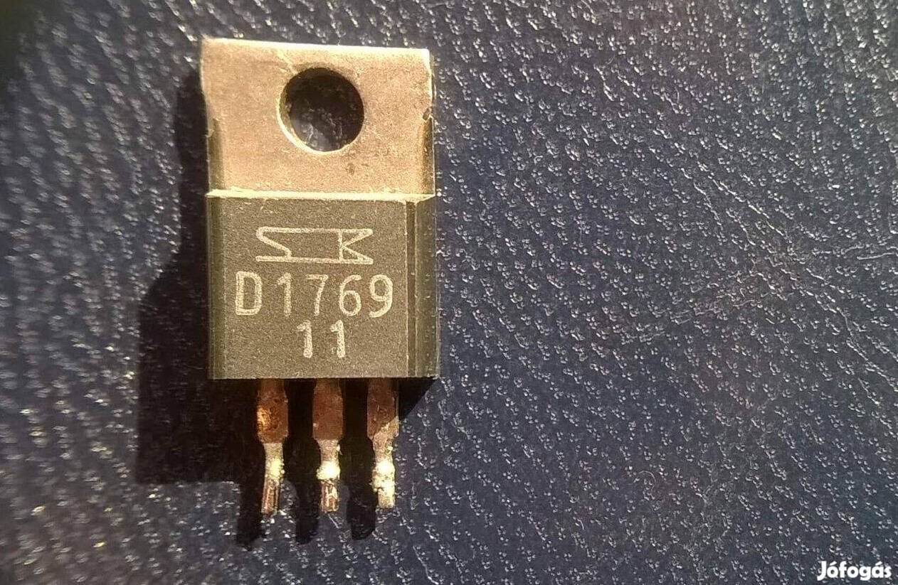 2 SD 1769 tranzisztor , N , Darl.+ dióda ,120 V , 6 A , bontott