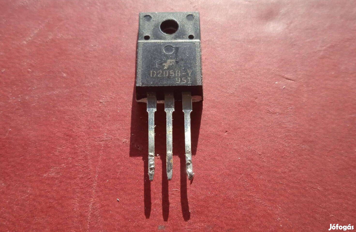 2 SD 2058 tranzisztor , 80 V , 3 A , NPN , Fairchild , bontott