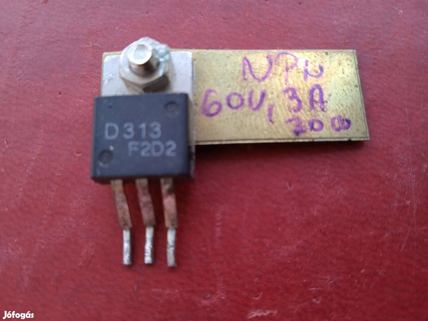 2 SD 313 tranzisztor , N , 60 V , 3 A , használt , tesztelt