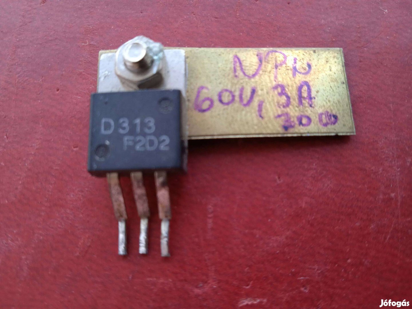 2 SD 313 tranzisztor , N , 60 V , 3 A , használt , tesztelt