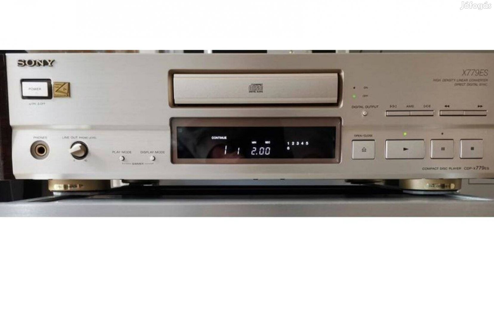 2 Sony Esprit Es QS távirányító távvezérlő CD asztali deck -hez (XA50