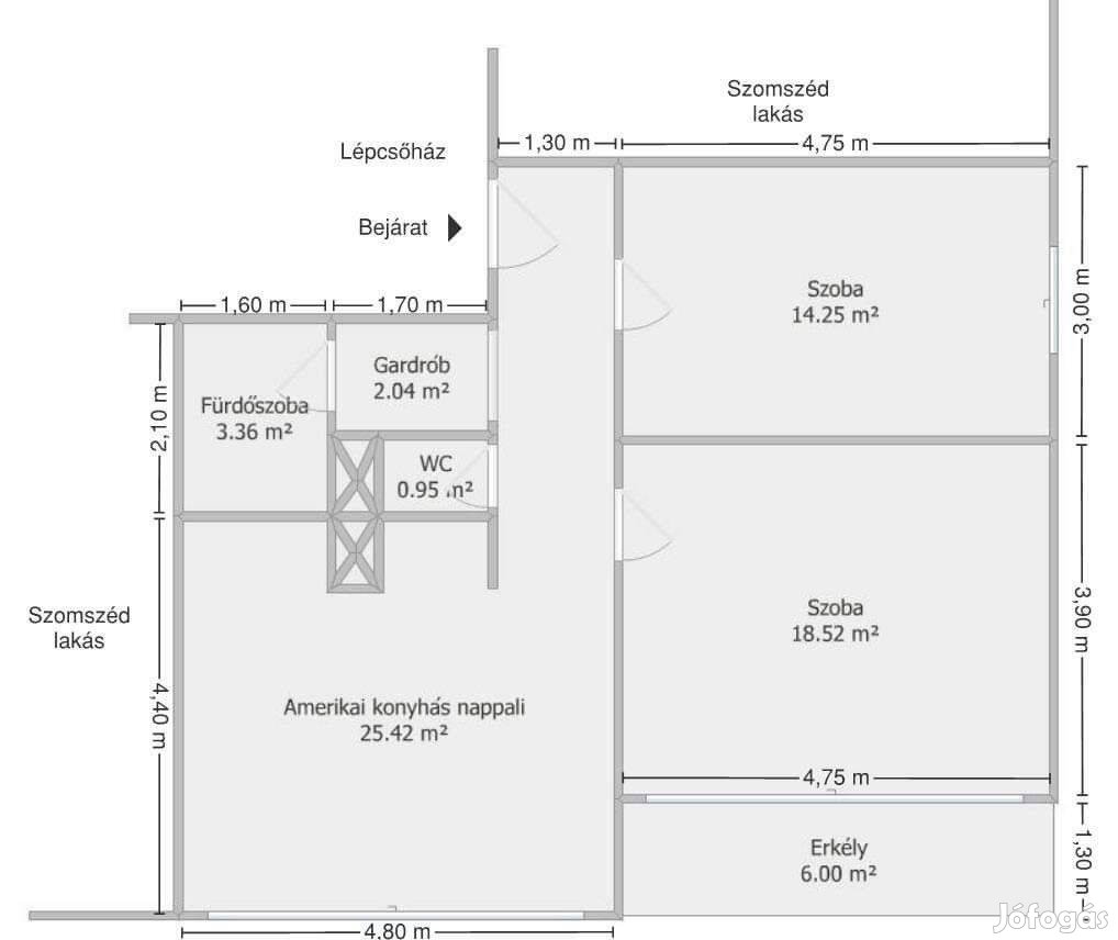 2. kerület, Alvinci úton, 72 nm-es kitünő lakás eladó