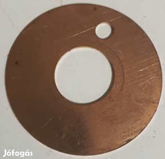 2"-os Vörösréz lemez 50mm átmérő  (4043)