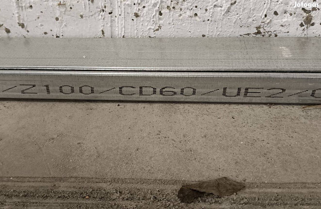 2 darab CD 60 gipszkarton profil eladó