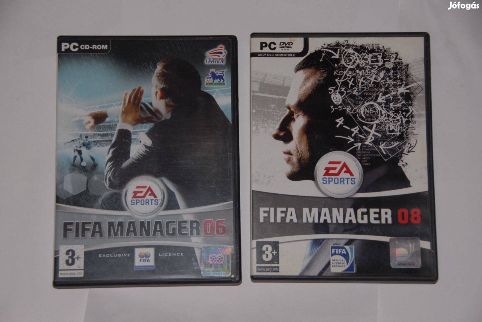 2 darab FIFA manager 2006, 2008 PC játék