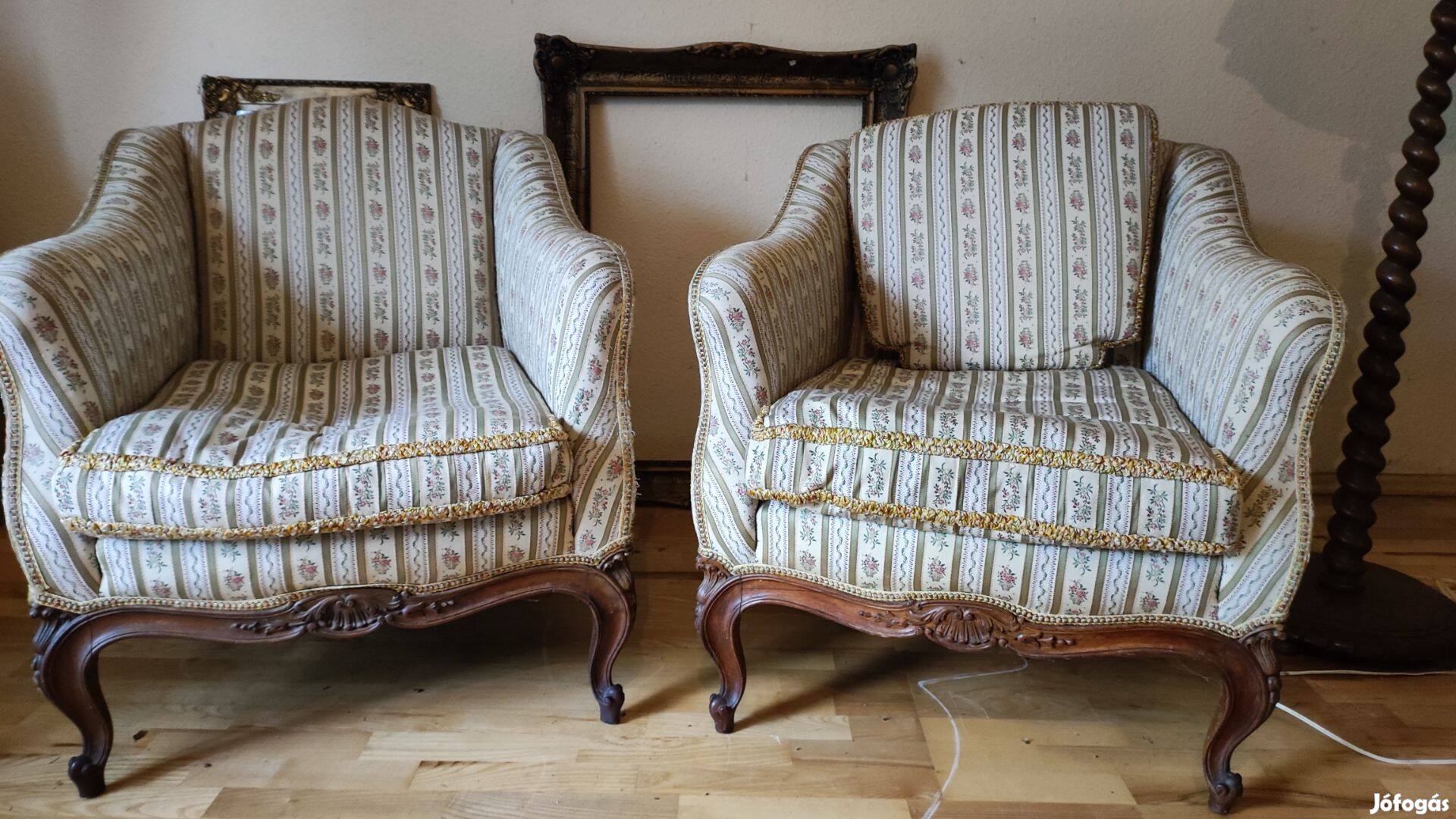 2 darab biedermeier fotel