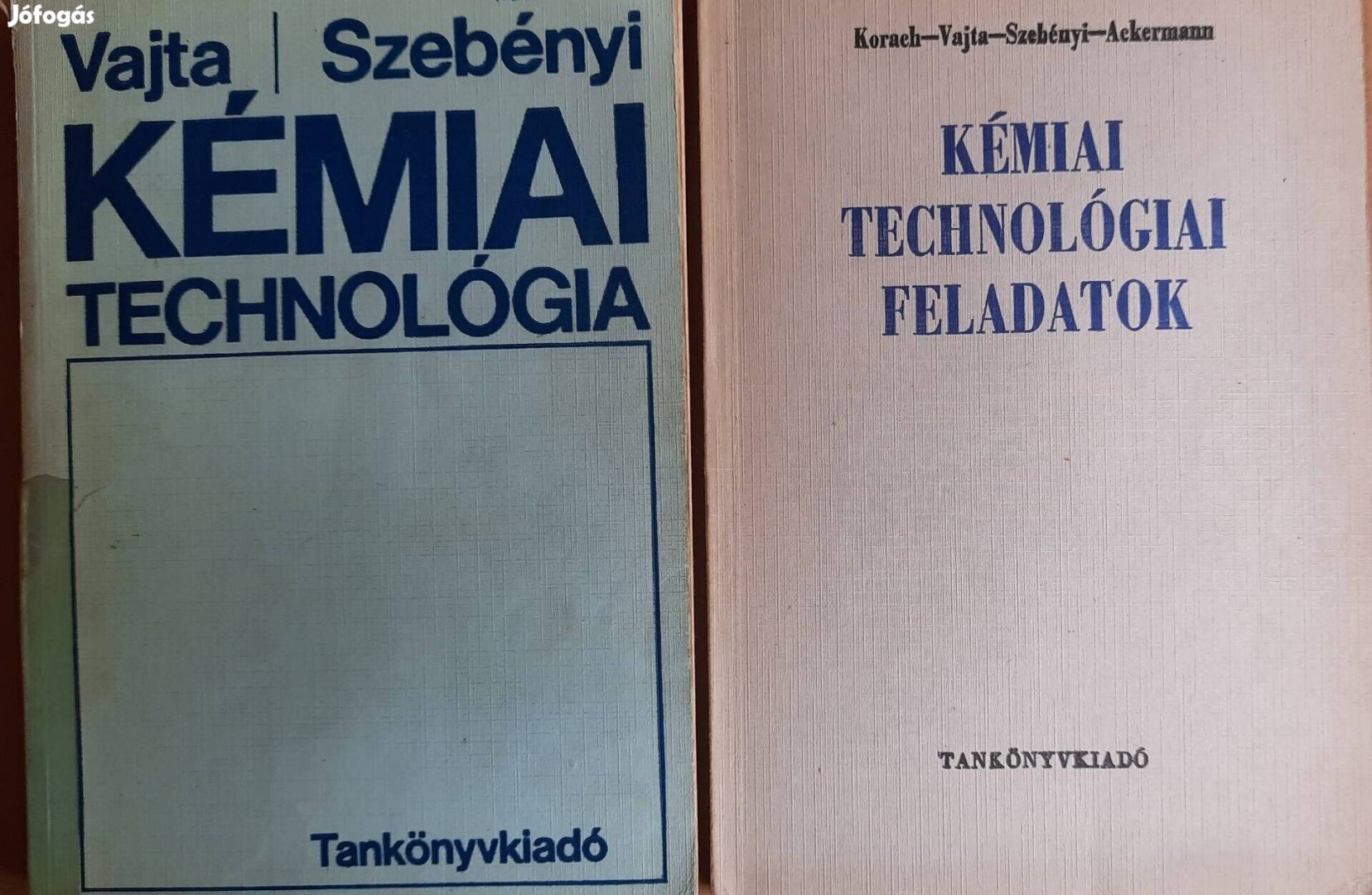 2 darab kémiai technológia témájú könyv eladó