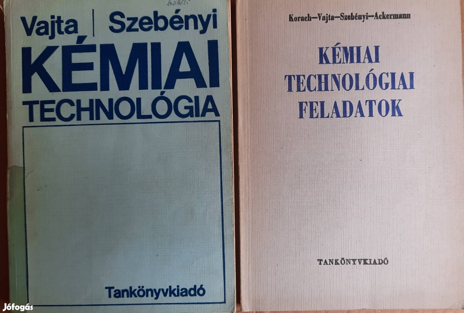 2 darab kémiai technológia témájú könyv eladó 