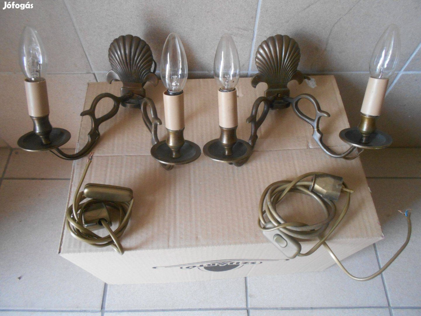 2 darab retro fali lámpa