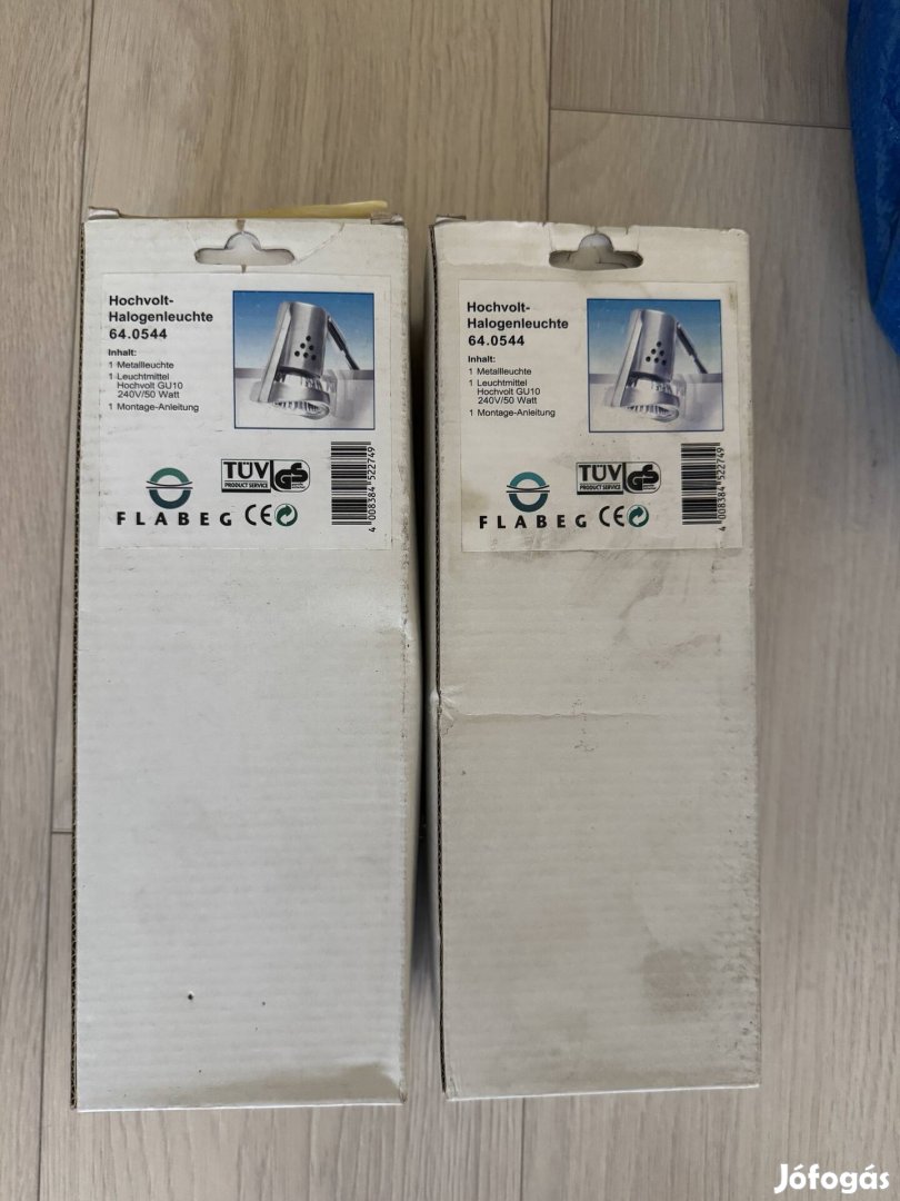 2 darab szerelhető halogén lámpa, tükör világítás