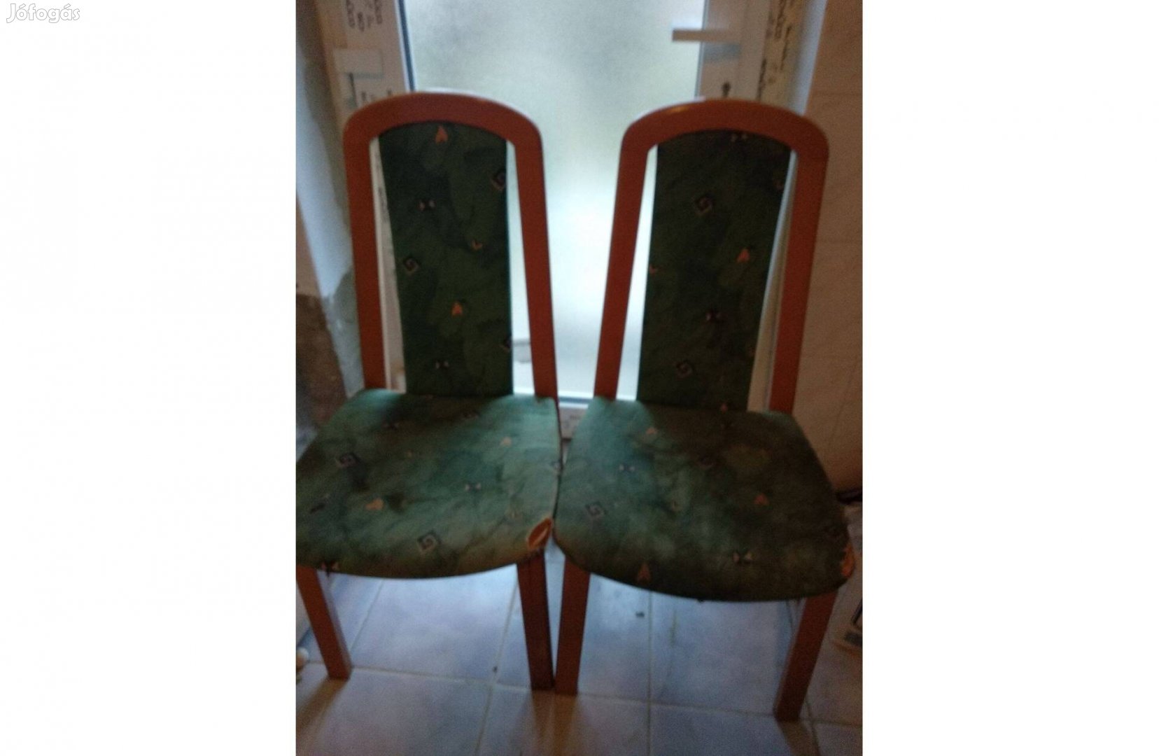2 darab tömörfa szék, használt, bükkfából