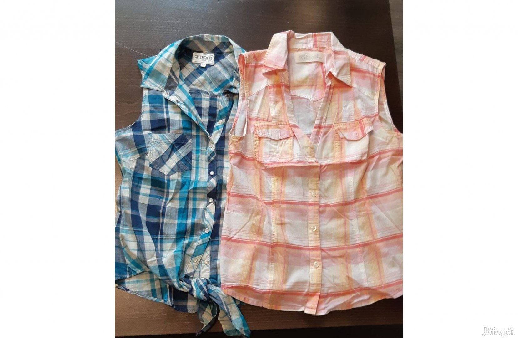 2 darab ujjatlan női ing csomagban