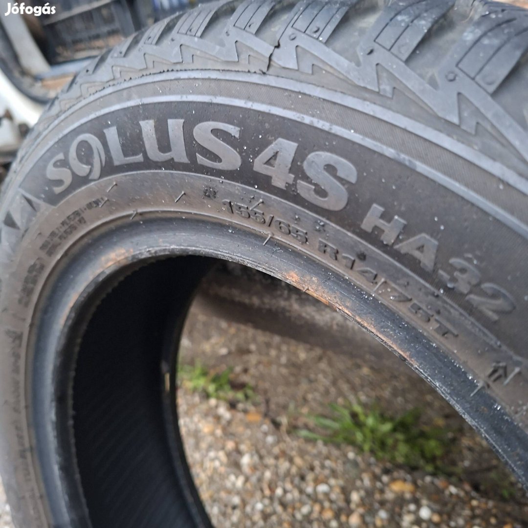2 db 155/65r14 Toyo négyévszakos gumi