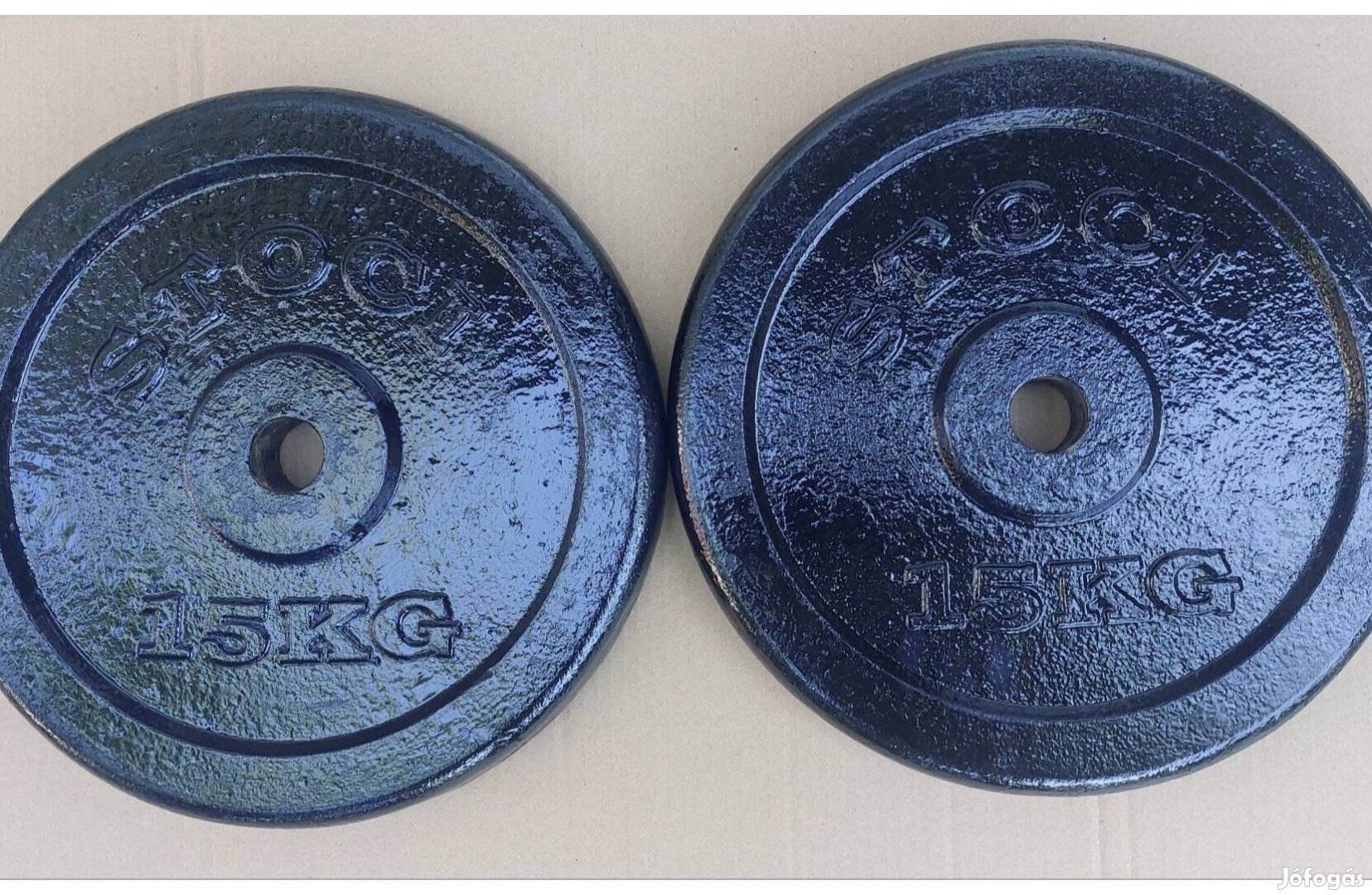 2 db 15 kg-os Stoci súlyzó tárcsa 31 mm