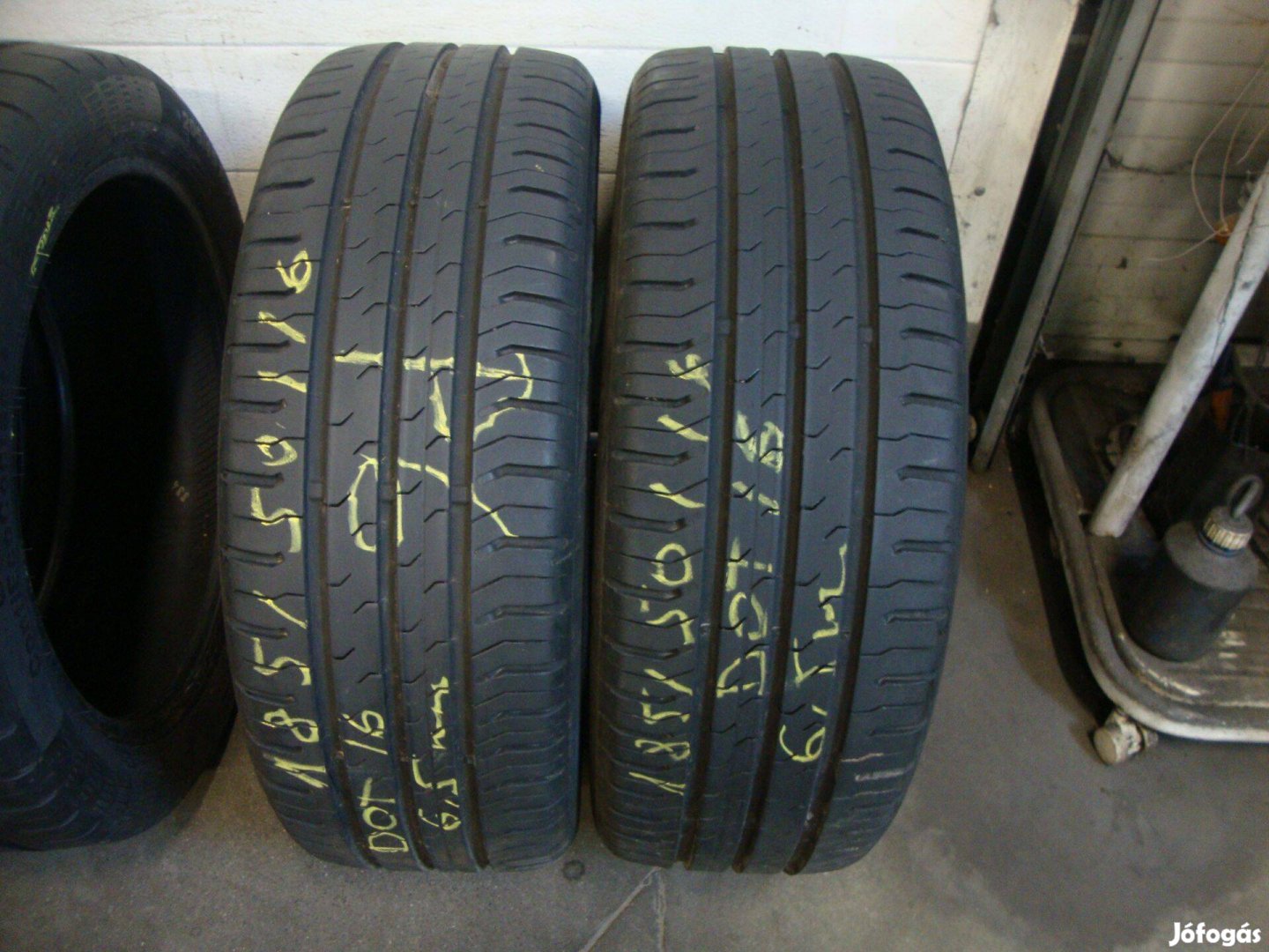 2 db 185/50R16 H Continental Ecocontact5 nyári gumi