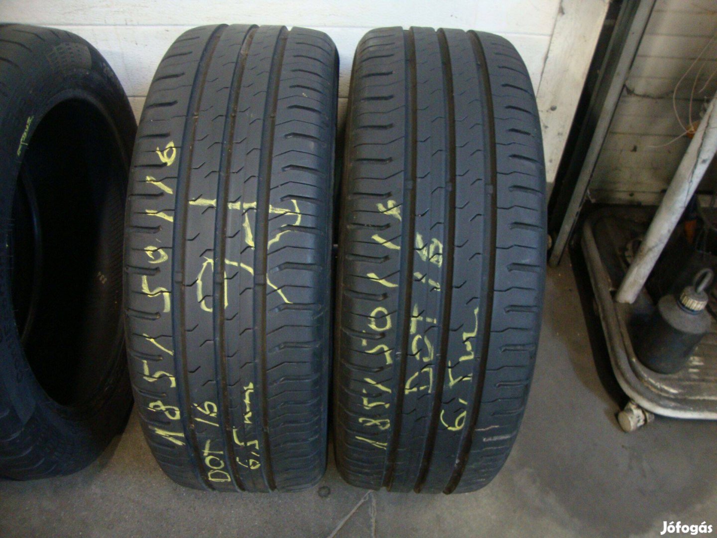 2 db 185/50R16 H Continental Ecocontact 5 nyári gumi