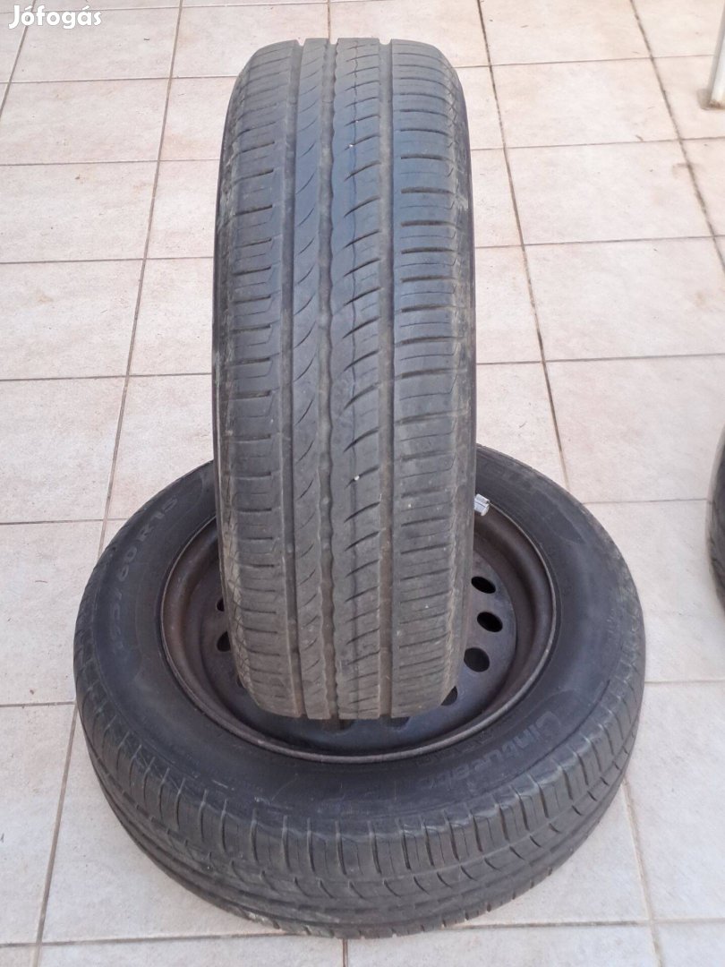 2 db 195/60R15 Pirelli gumi + felni (Toyota Corolla, 185/65R15 váltó)