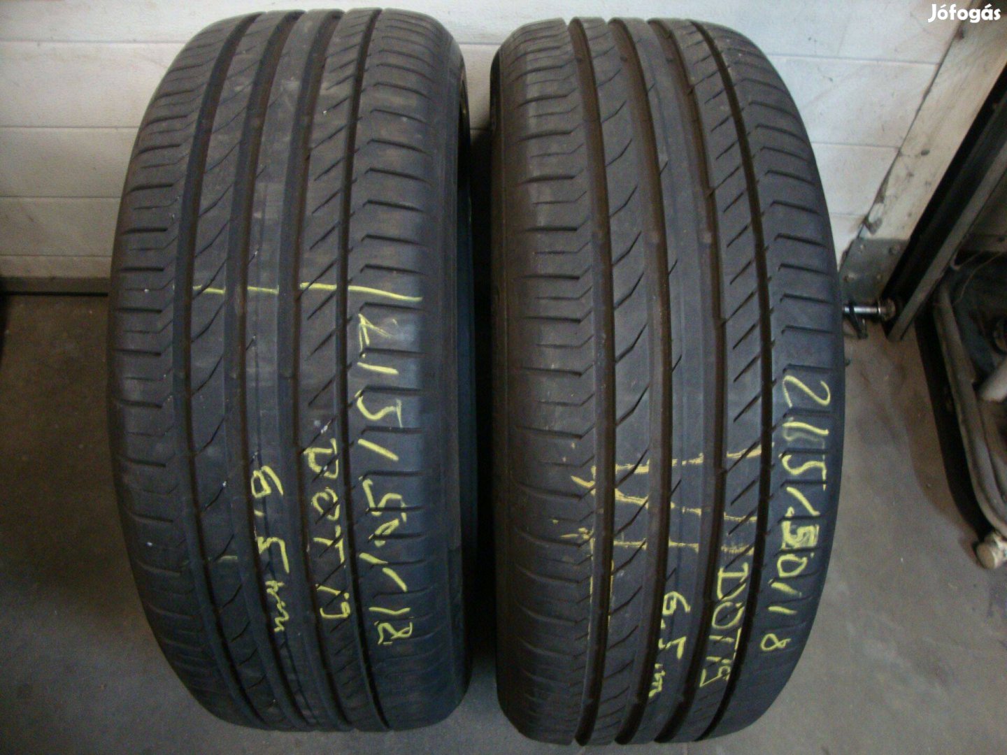 2 db 215/50R18 Continental Contisportcontact AO nyári gumi