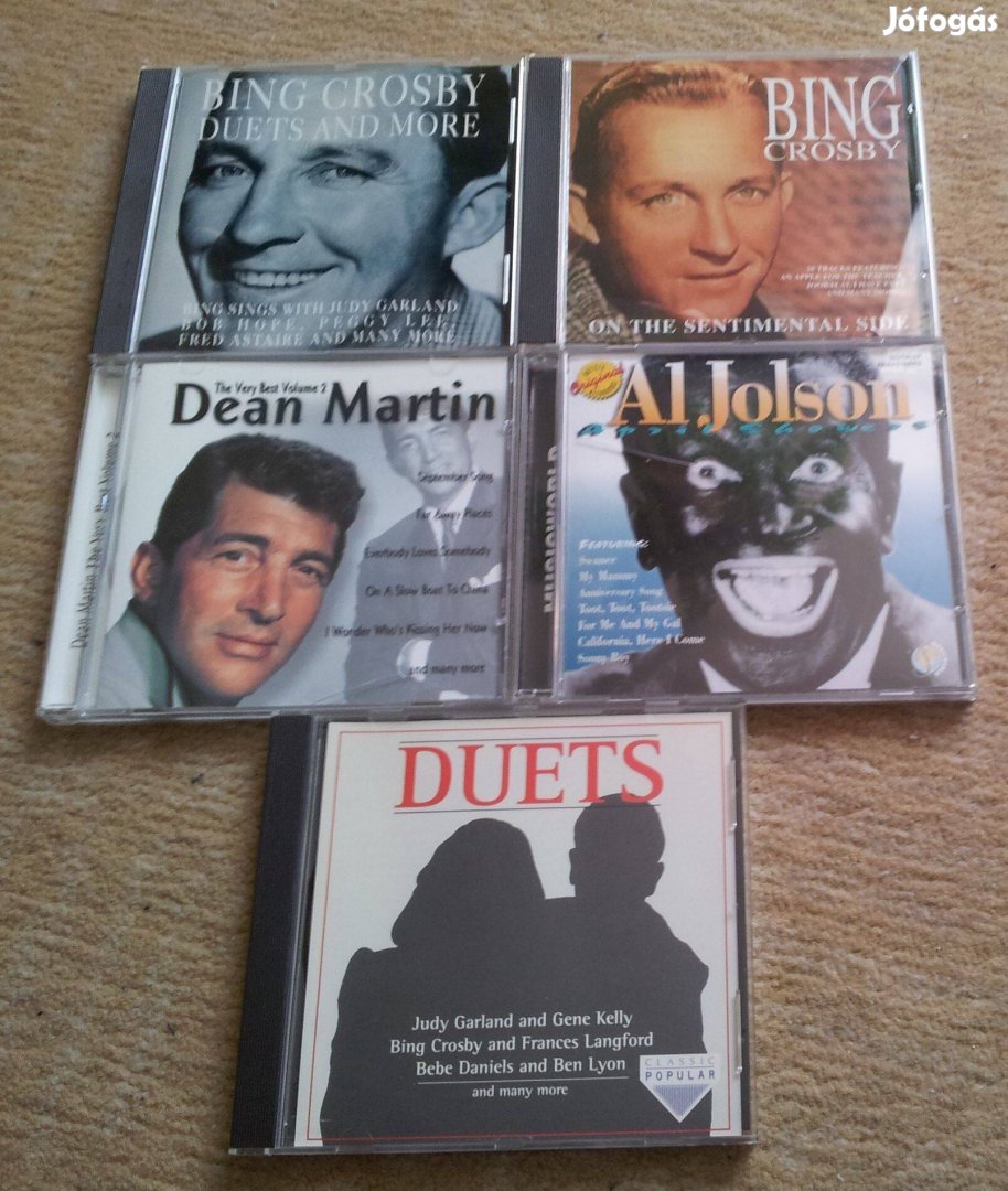 2 db Bing Crosby, Al Johnson, Dean Martin, Duets cd