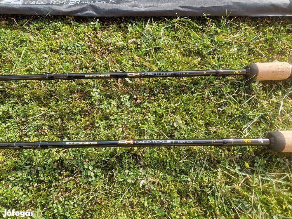 2 db Browning CK Carp Tickler 220 rövid feeder horgászbot