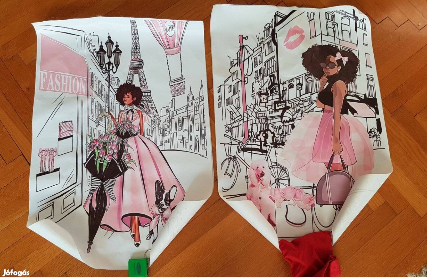 2 db Fashion poszter 62 cm x 42 cm falikép plakát