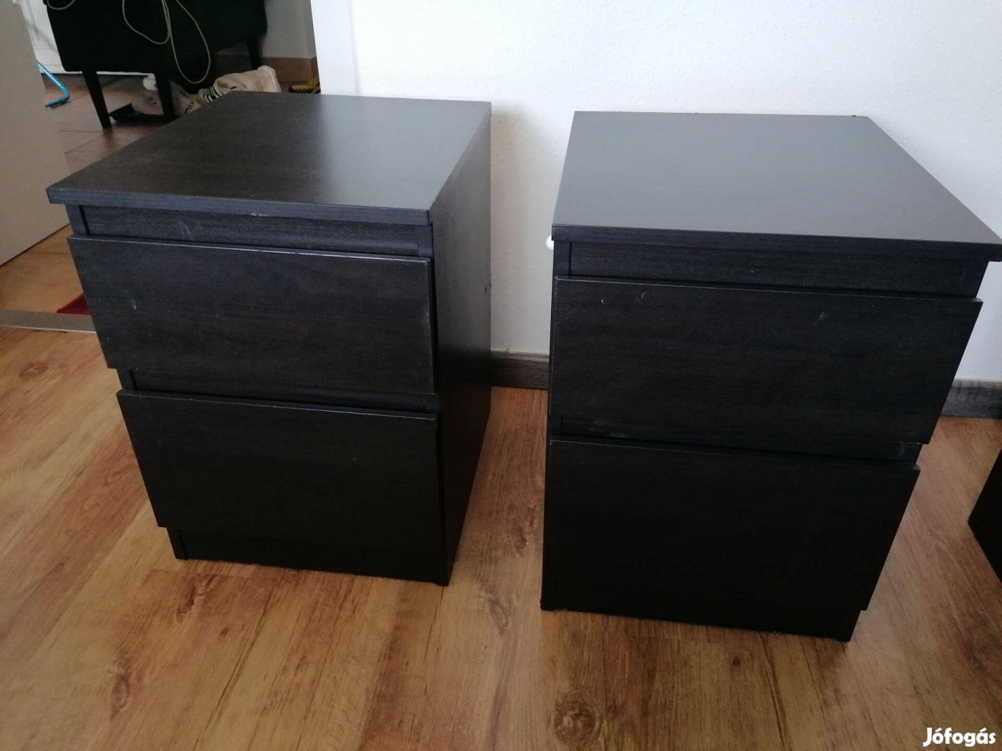 2 db IKEA Kullen kétfiókos éjjeliszekrény