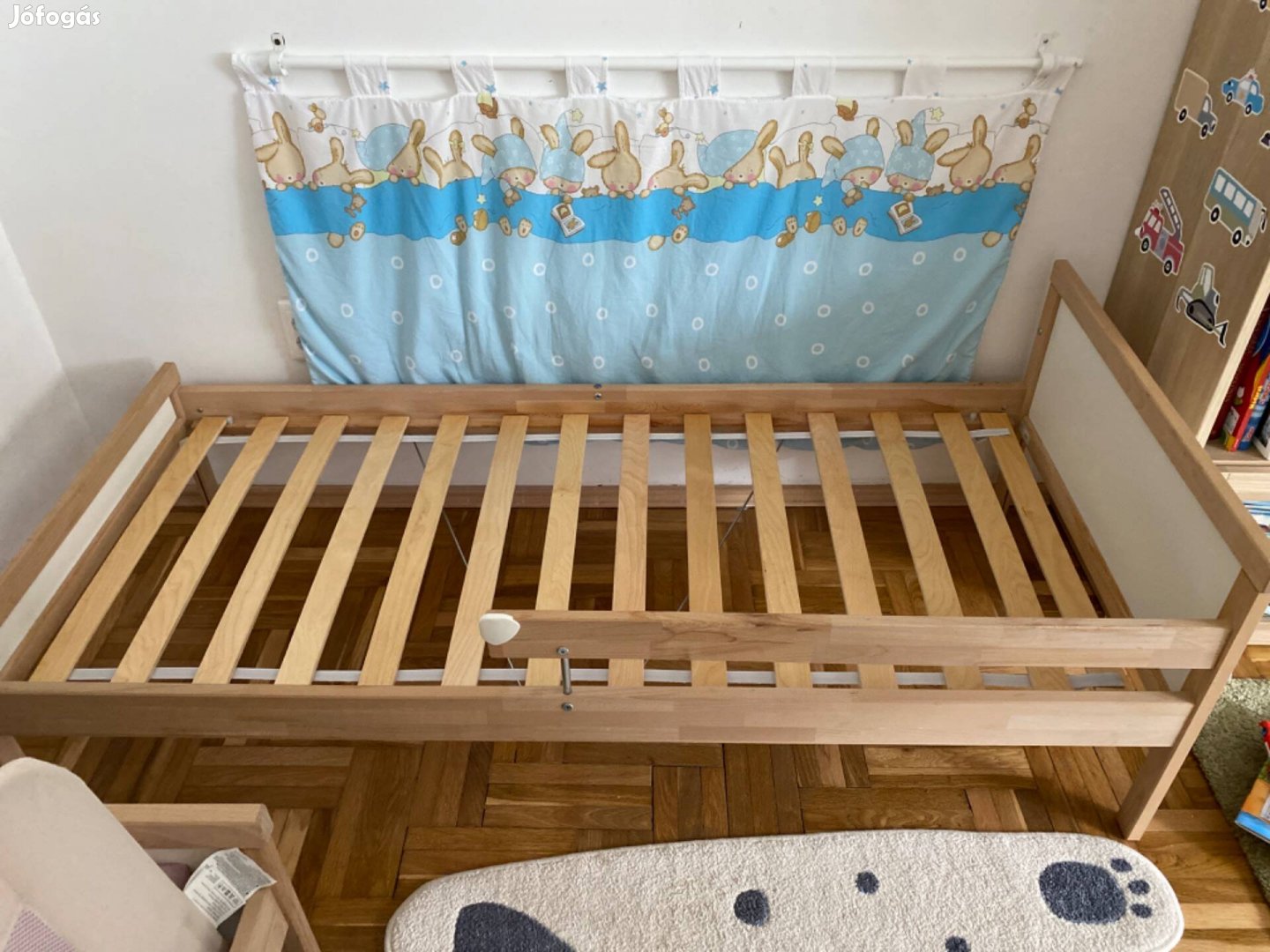 2 db Ikea gyerekágy + ágyrács + matrac