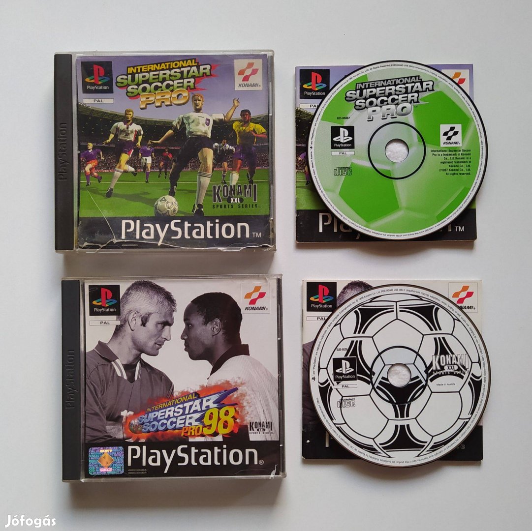 2 db International Superstar Soccer Pro Playstation 1 PS1