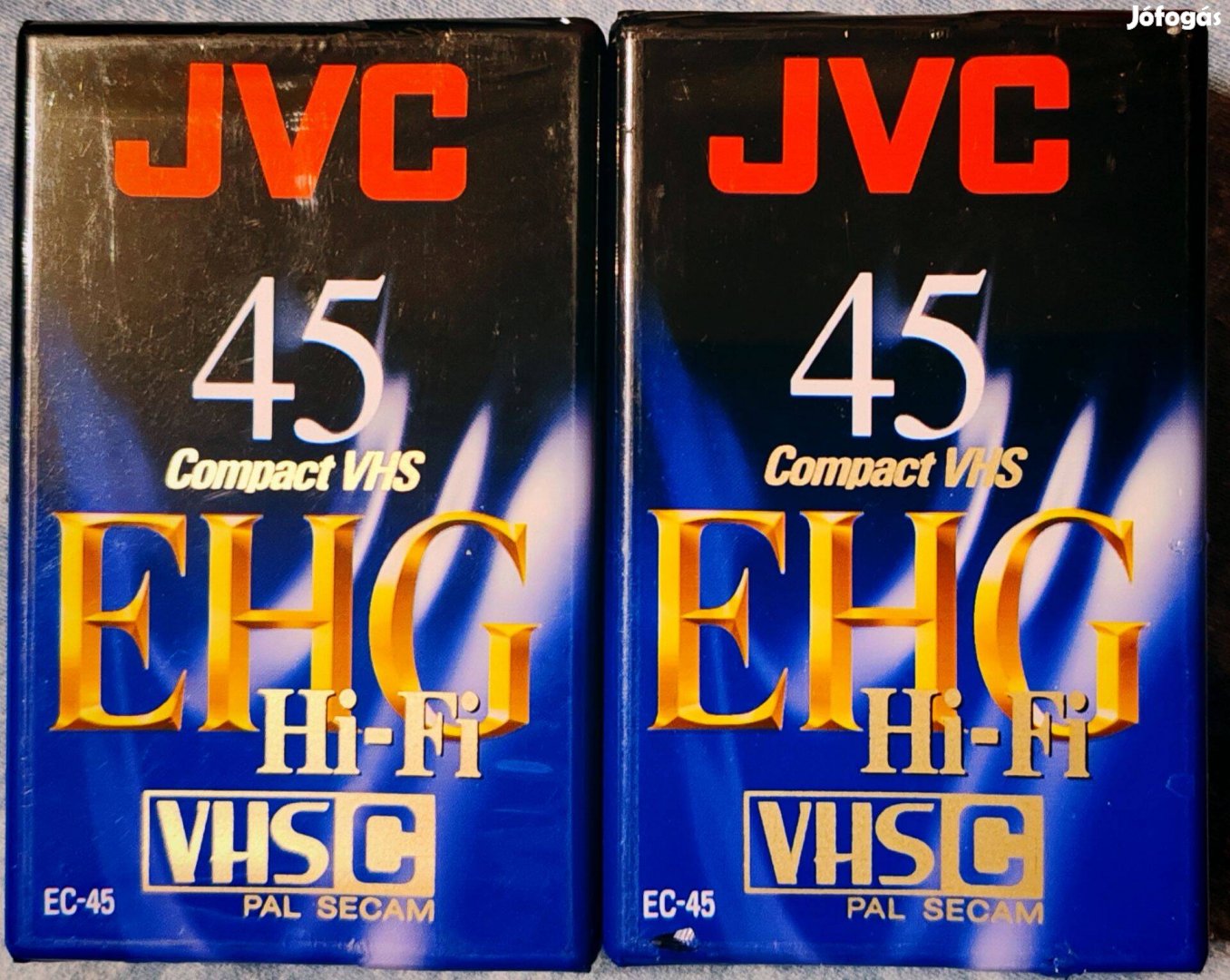 2 db JVC Ehg 45 VHS-C bontatlan kazetta eladó u7