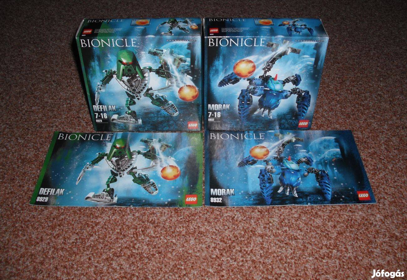 2 db Lego Bionicle figura eladó