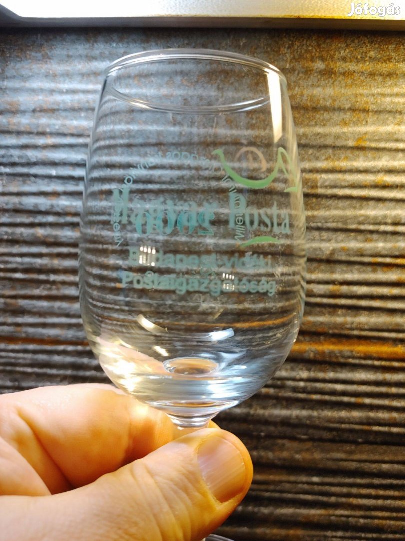 2 db Magyar Posta pezsgős pohár -gyűjtőknek