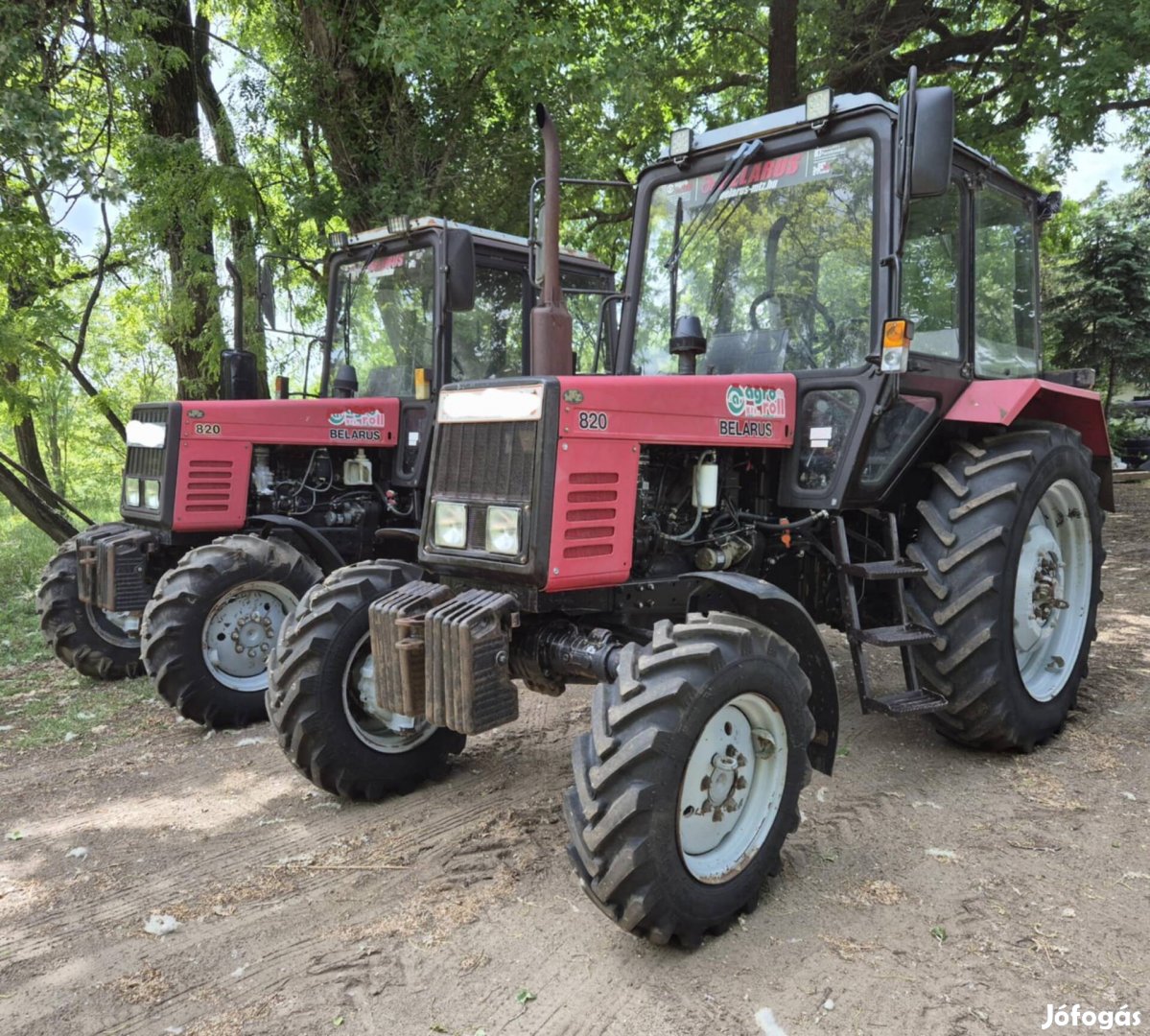 2 db Mtz 820 traktor friss műszakival 2013
