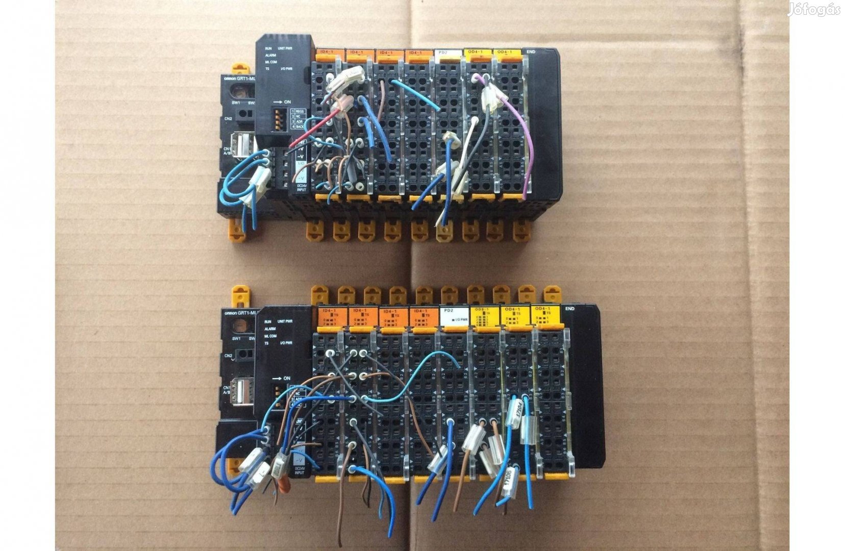 2 db Omron GRT1-ML2 plc konfiguráció cnc stb