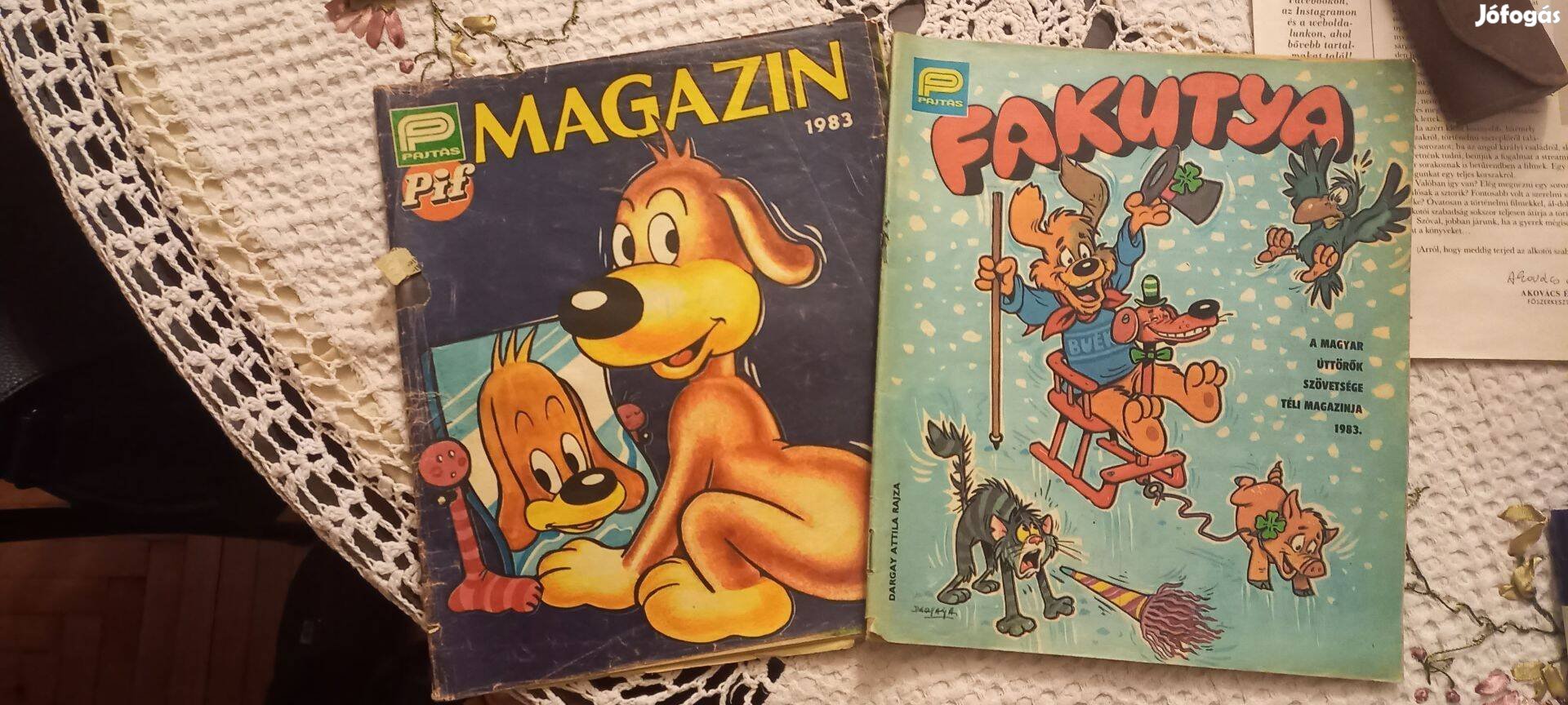 2 db Pajtás magazin Fakutya, PIF83