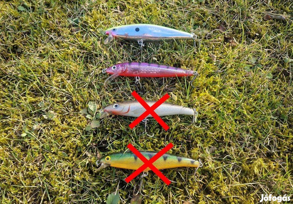 2 db Rapala wobbler (Husky Jerk és Flat Rap)