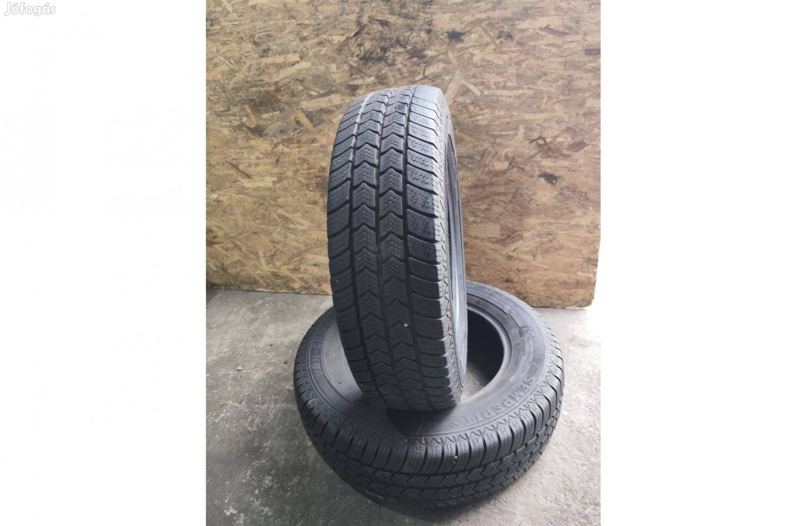 2 db Semperit van-Grip 2 195 75 16 C Téli gumi 7-8 mm 80% 0928