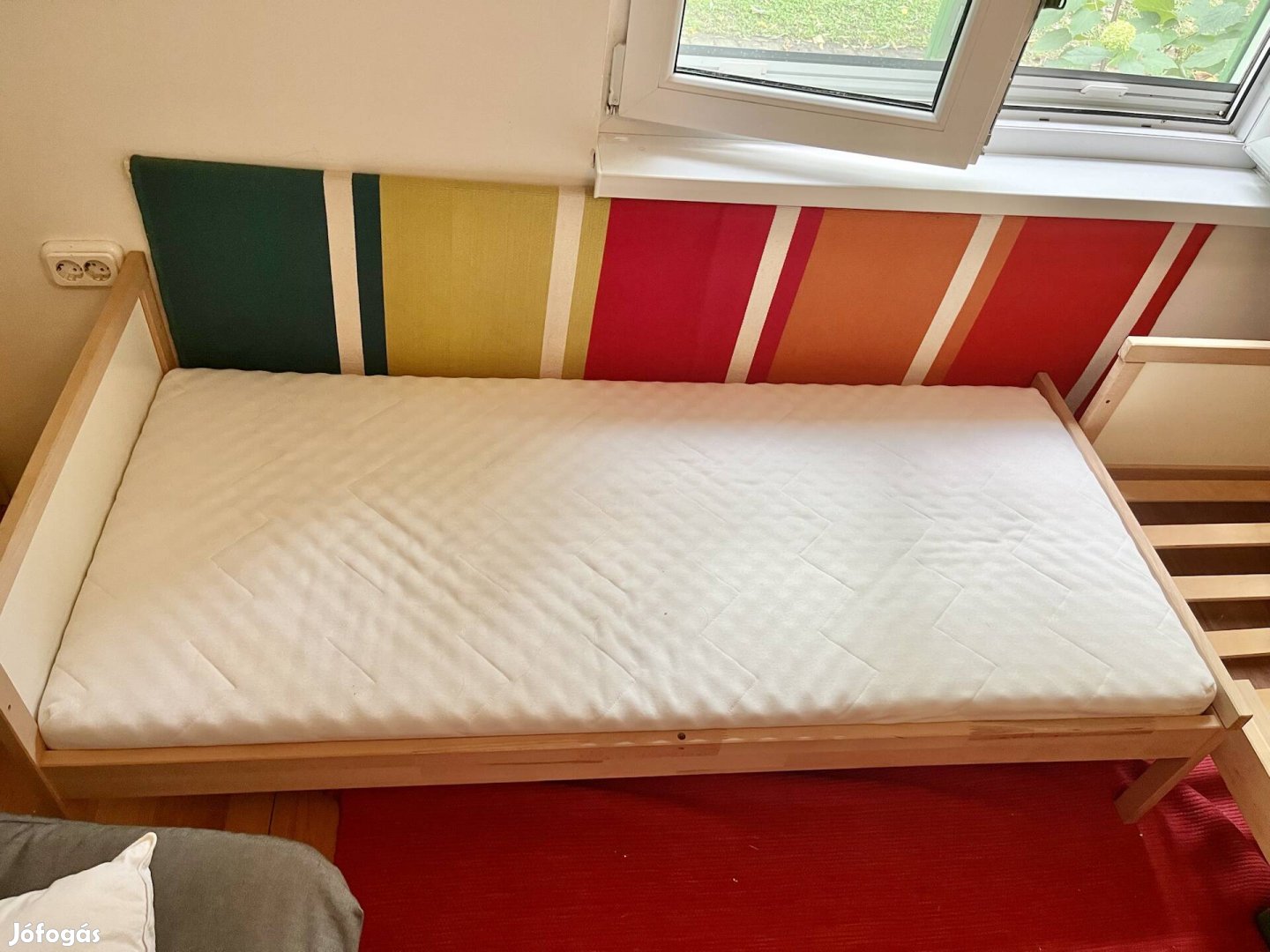 2 db Singlar ágy és Underlig habszivacsmatrac 70 x 160 cm