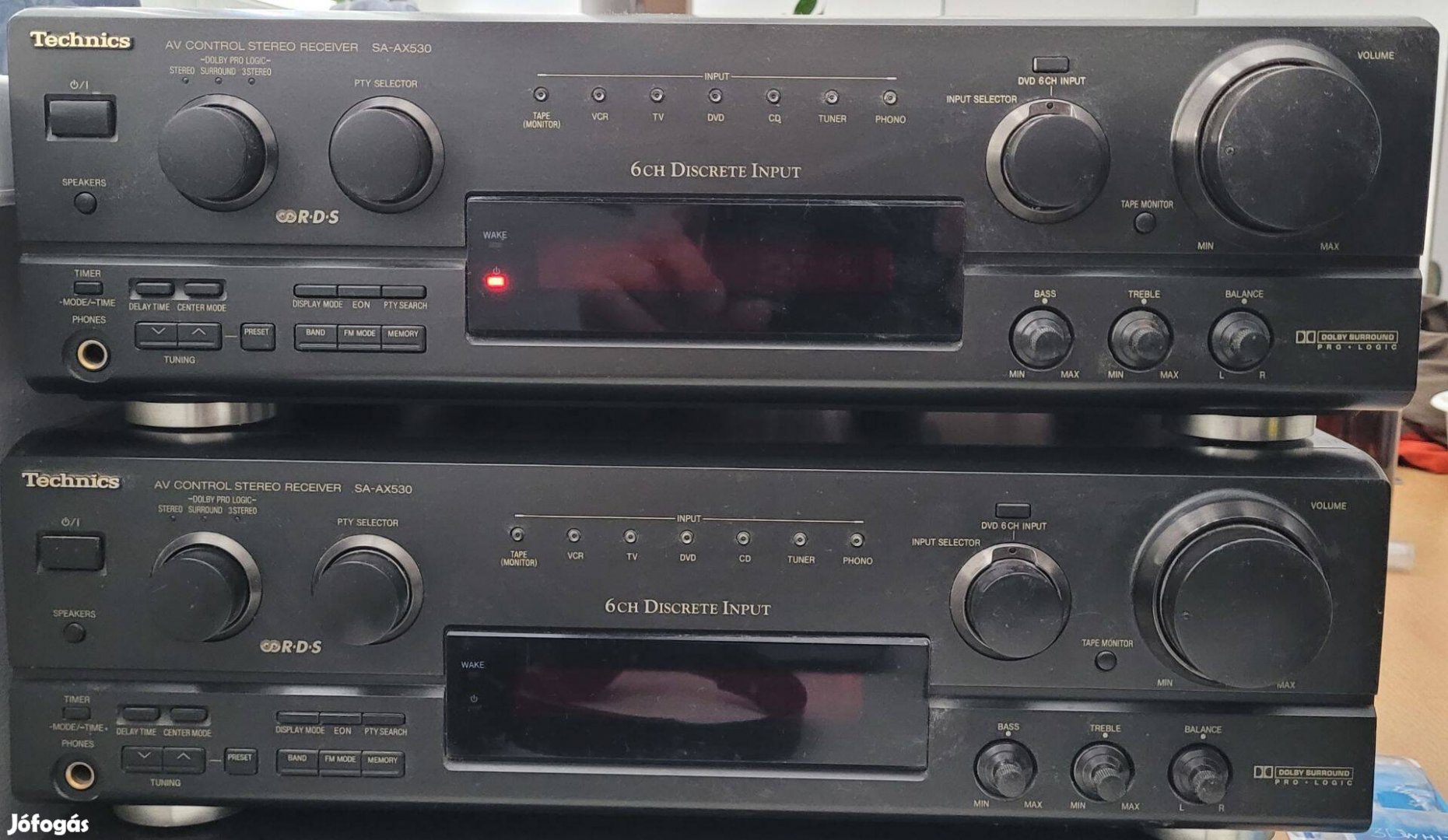 2 db Technics SA-AX530 Receiver (típus hibás)