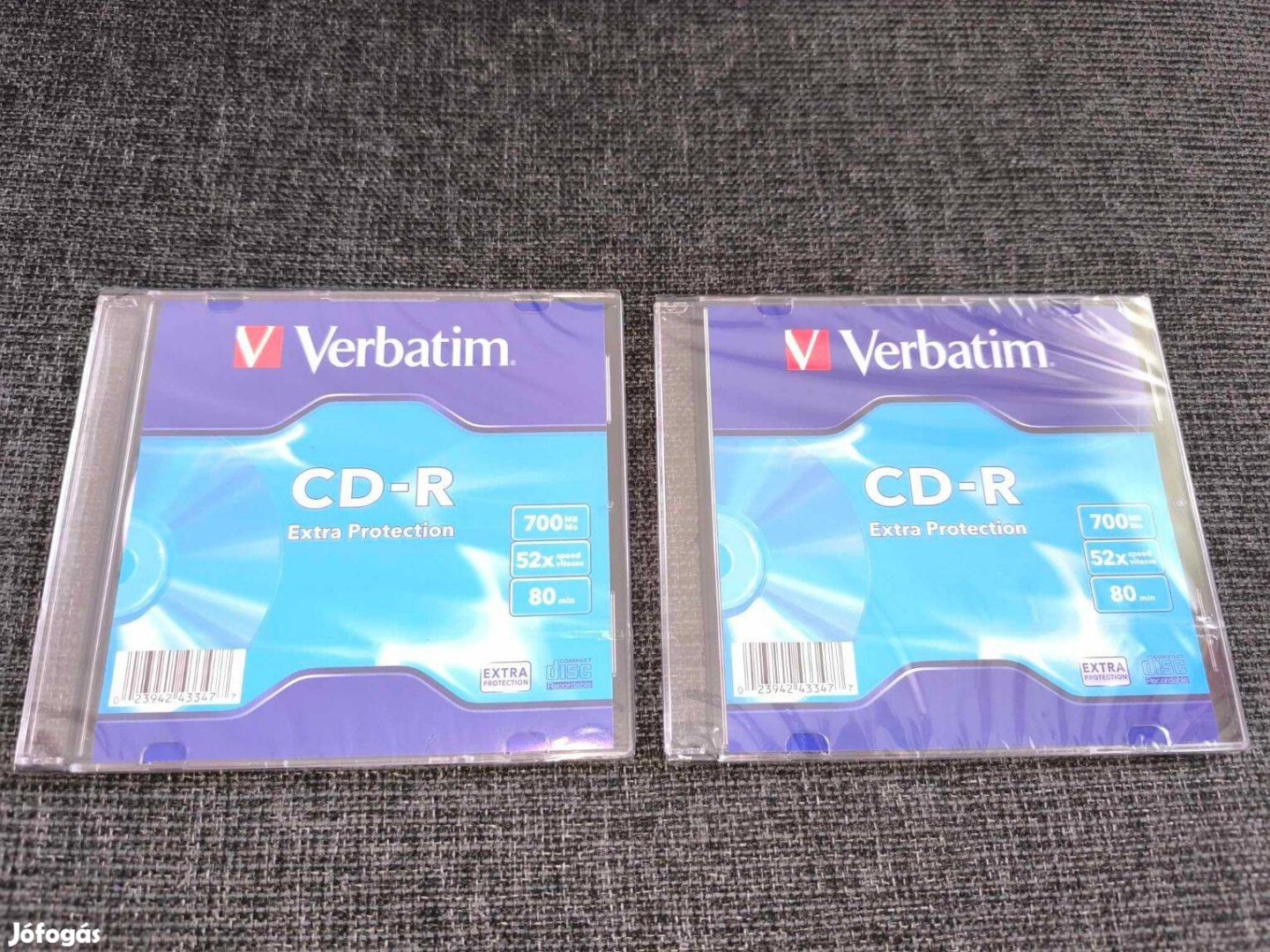 2 db Új Verbatim CD-R 80, 700MB, írható CD