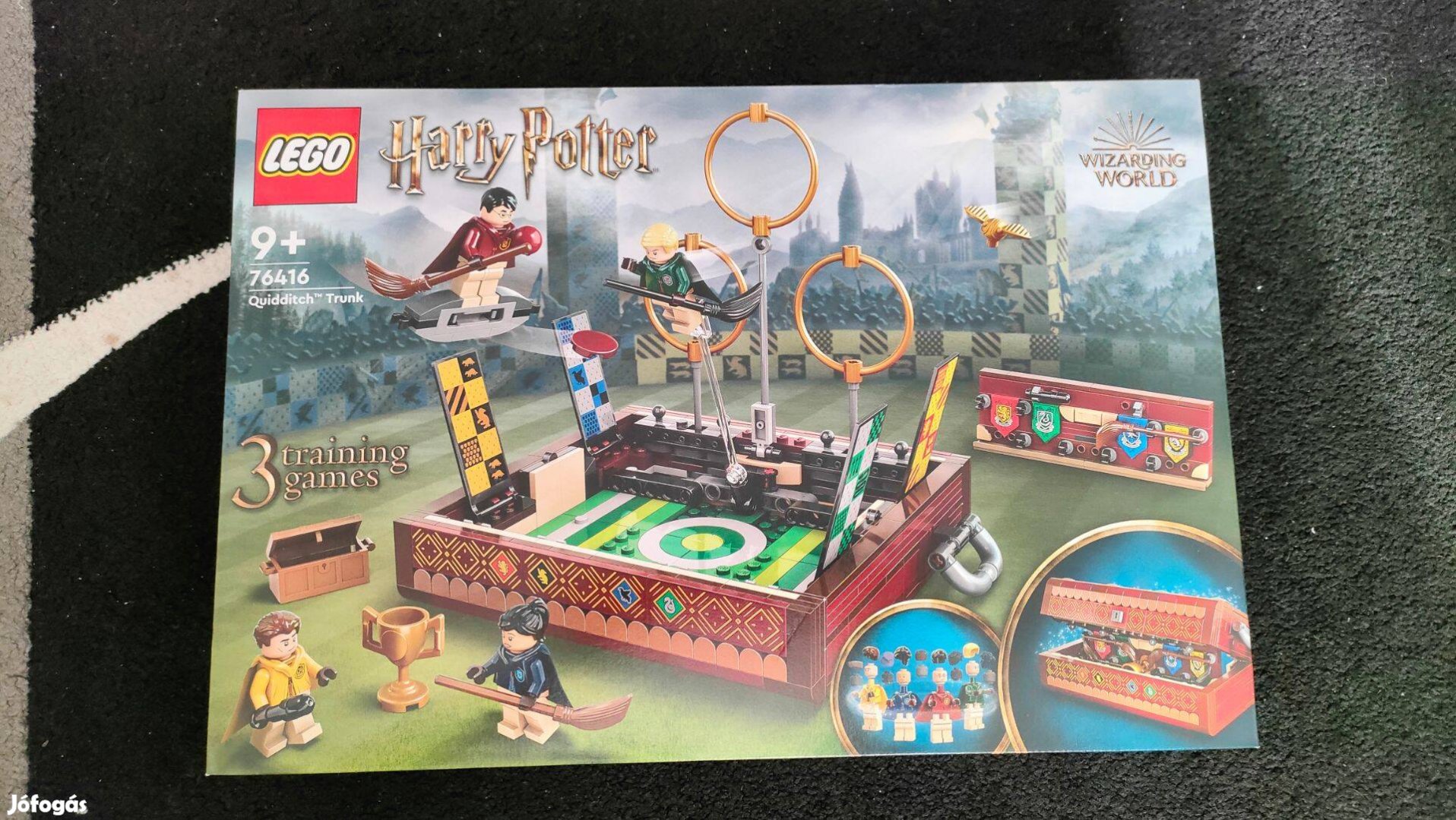 2 db Új, LEGO Harry Potter Quidditch Trunk 76416 - Kviddics koffer
