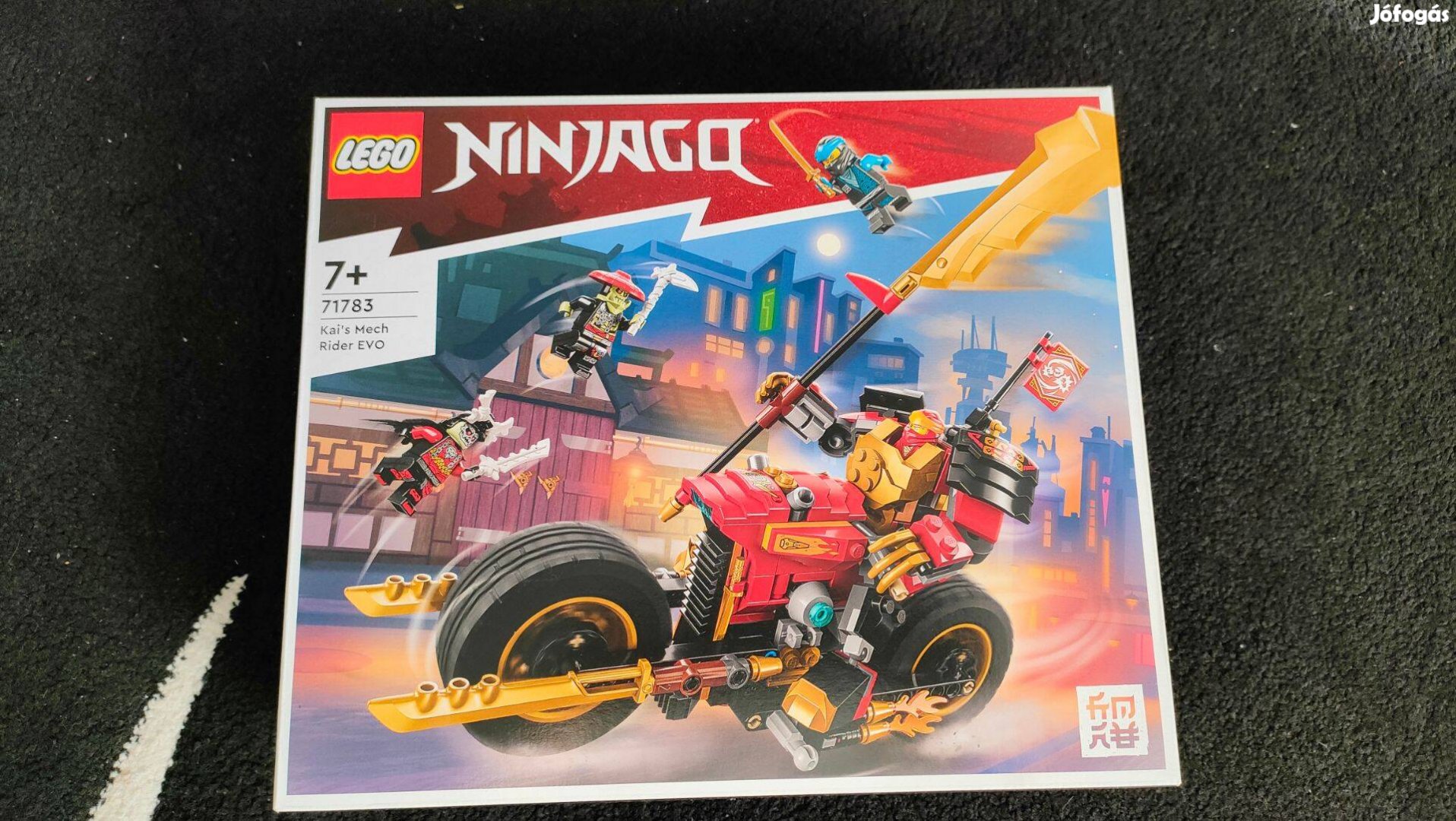 2 db Új, LEGO Ninjago 71783 KAI Evo robotversenyzője