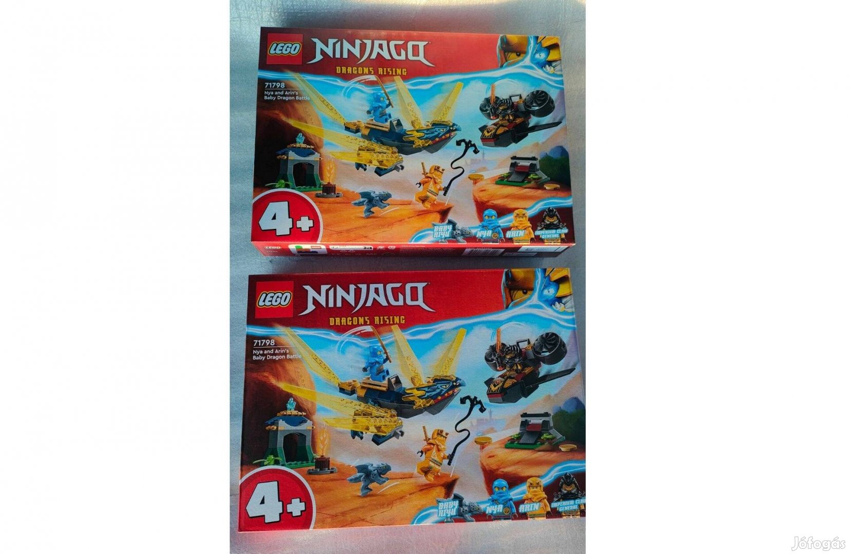 2 db Új, LEGO Ninjago 71798 Dragon Rising sárkány