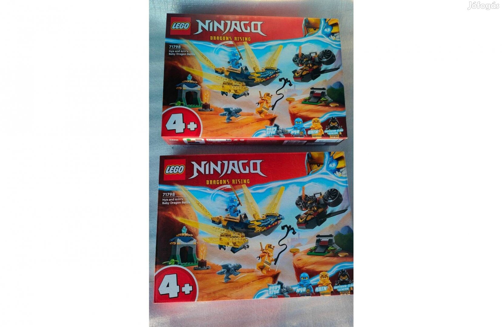 2 db Új, LEGO Ninjago 71798 Dragon Rising sárkány