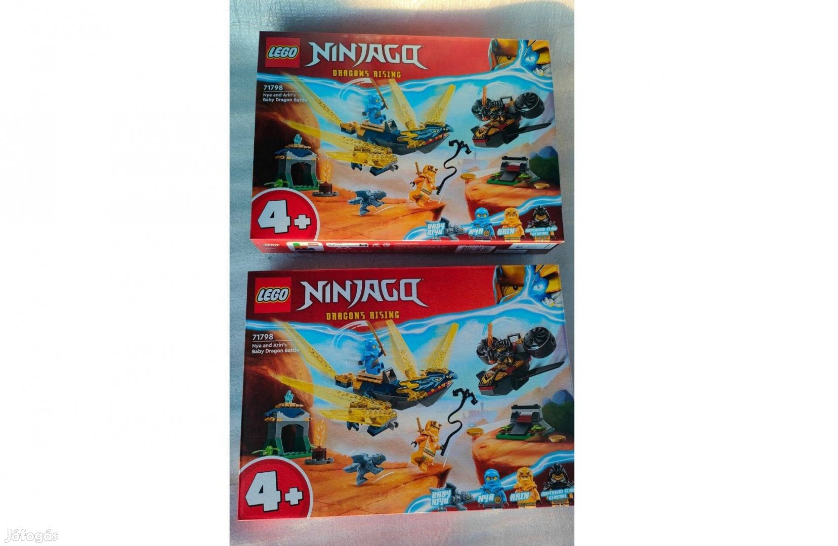 2 db Új, LEGO Ninjago 71798 Dragon Rising sárkány