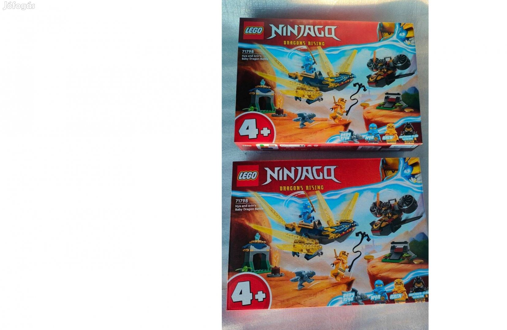 2 db Új, LEGO Ninjago 71798 Dragon Rising sárkány